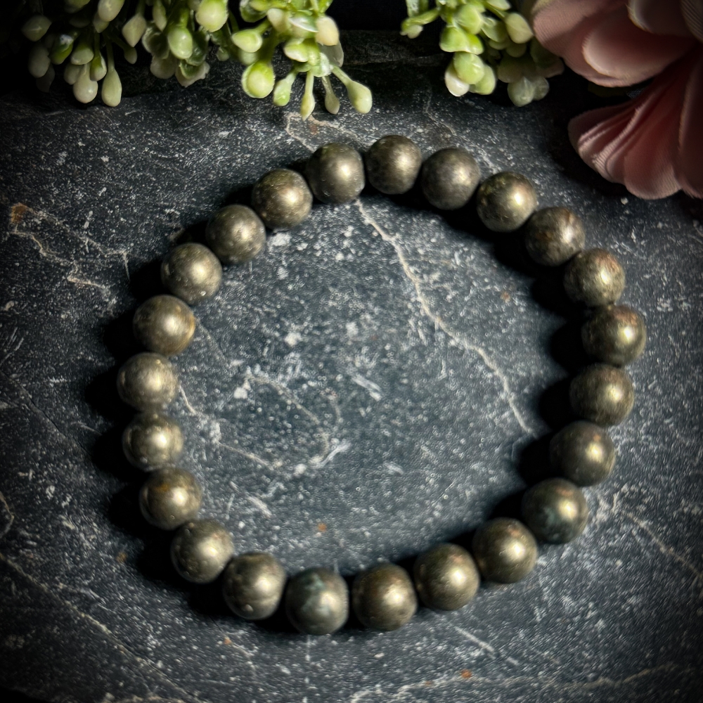 Pyrite Wealth Band | Stone of Prosperity & Strength