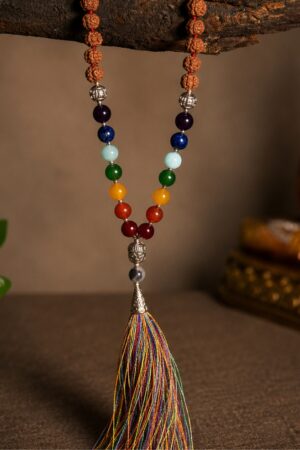 7 Chakra Rudraksha Mala