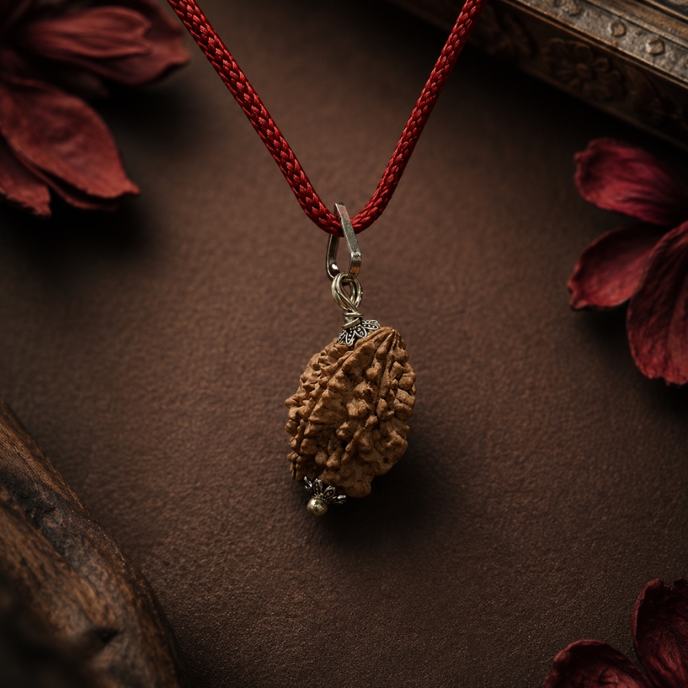 2 Mukhi Rudraksha Pendant