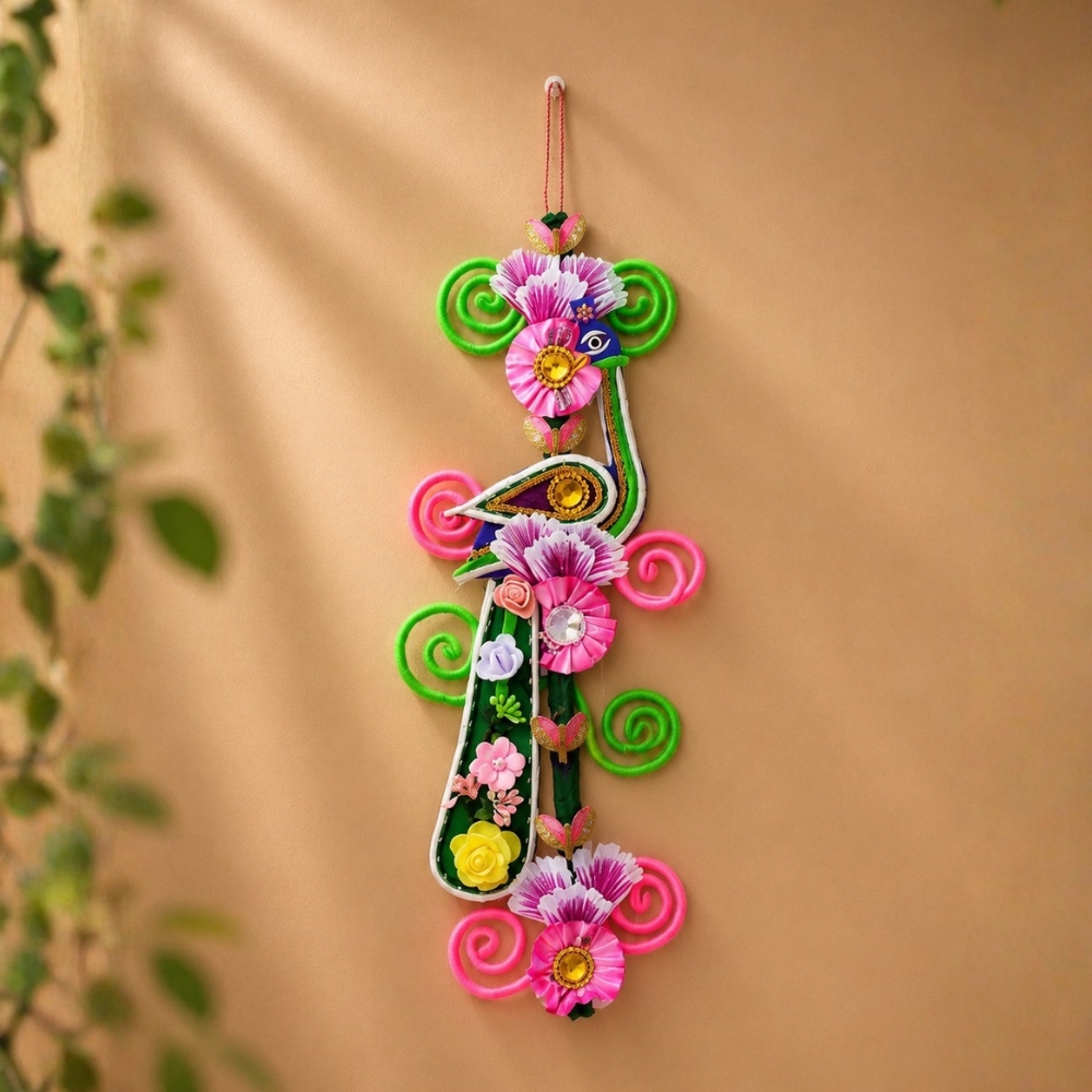 Peacock Art Work Wall Hanging