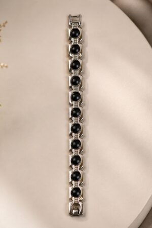 Silver Plated Essential Karungali Bracelet