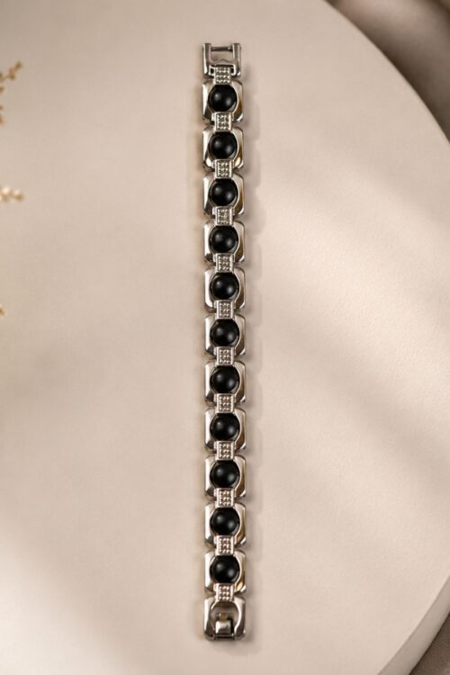 Silver Plated Essential Karungali Bracelet