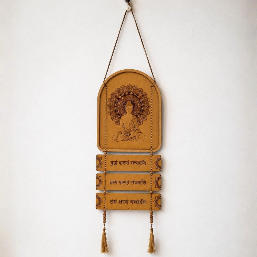 Lord Buddha (Trisarana) Wall Hanging