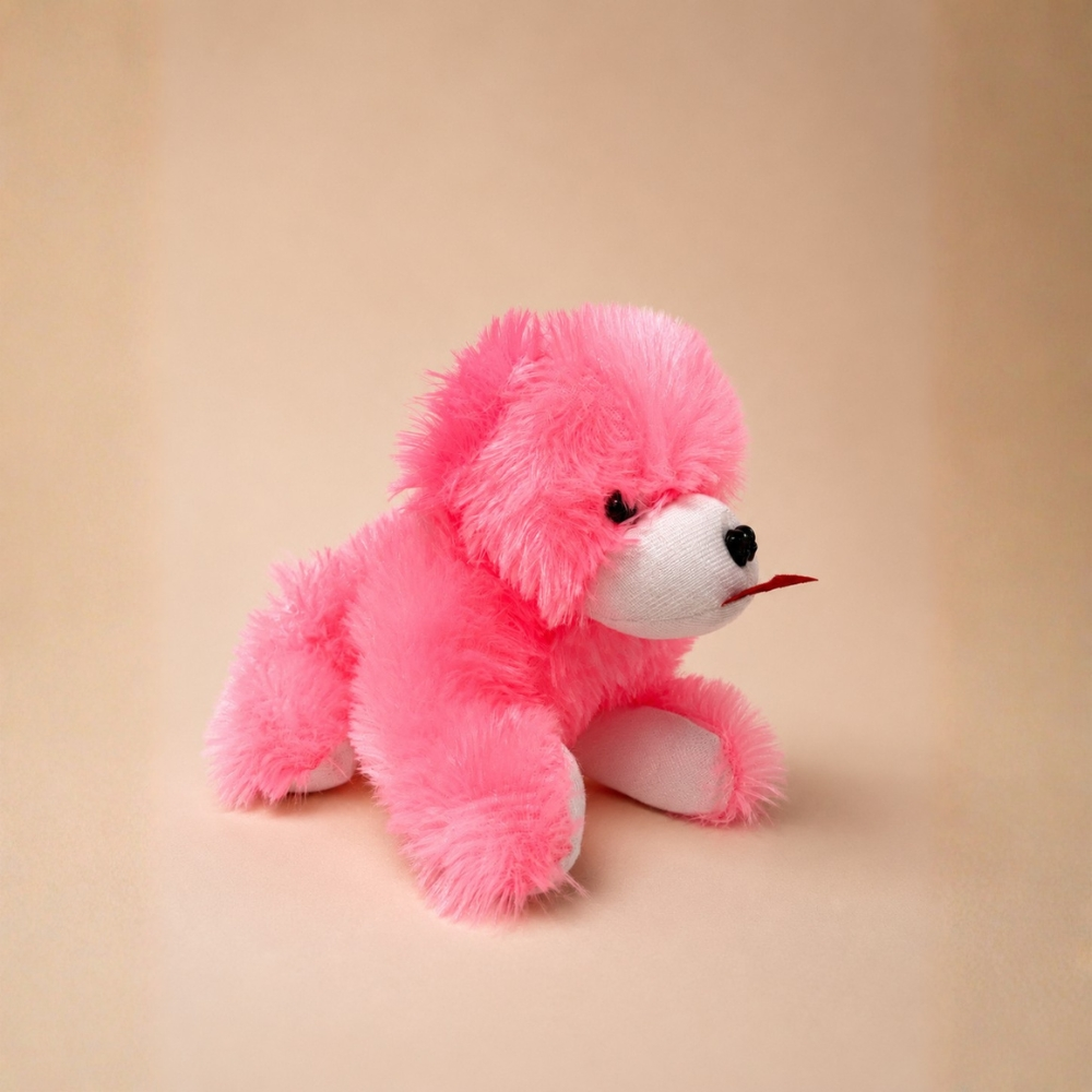 Soft Stuffed Puppy Teddy (Pink)
